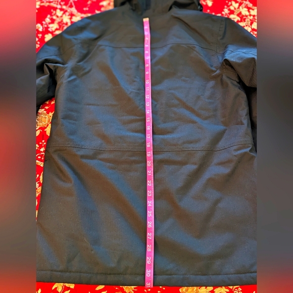 Eddie Bauer Weatheredge Men's Black Hooded Raincoat Hip-Length - Picture 10 of 12